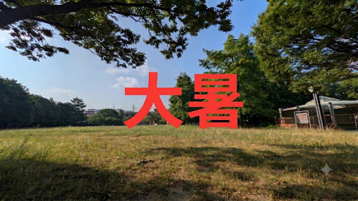 熱中症予防は大暑からの過ごし方。兵庫県伊丹市こころ堂より。